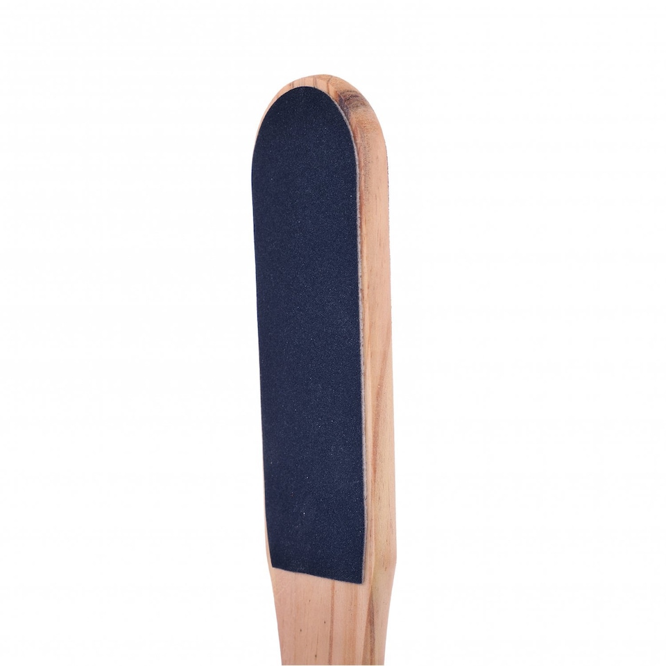 image 1 of Double Sided Wooden Hard Skin Remover Pedicure Foot File
