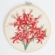 image 5 of RHS Embroidery Kit, Guernsey Lily, Multicoloured, 21cm