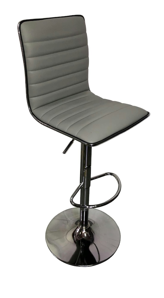 image 1 of Ohio Barstool with Adjustable Height in Black | Black | Black