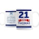 image 1 of Personalised Birthday Star Mug White