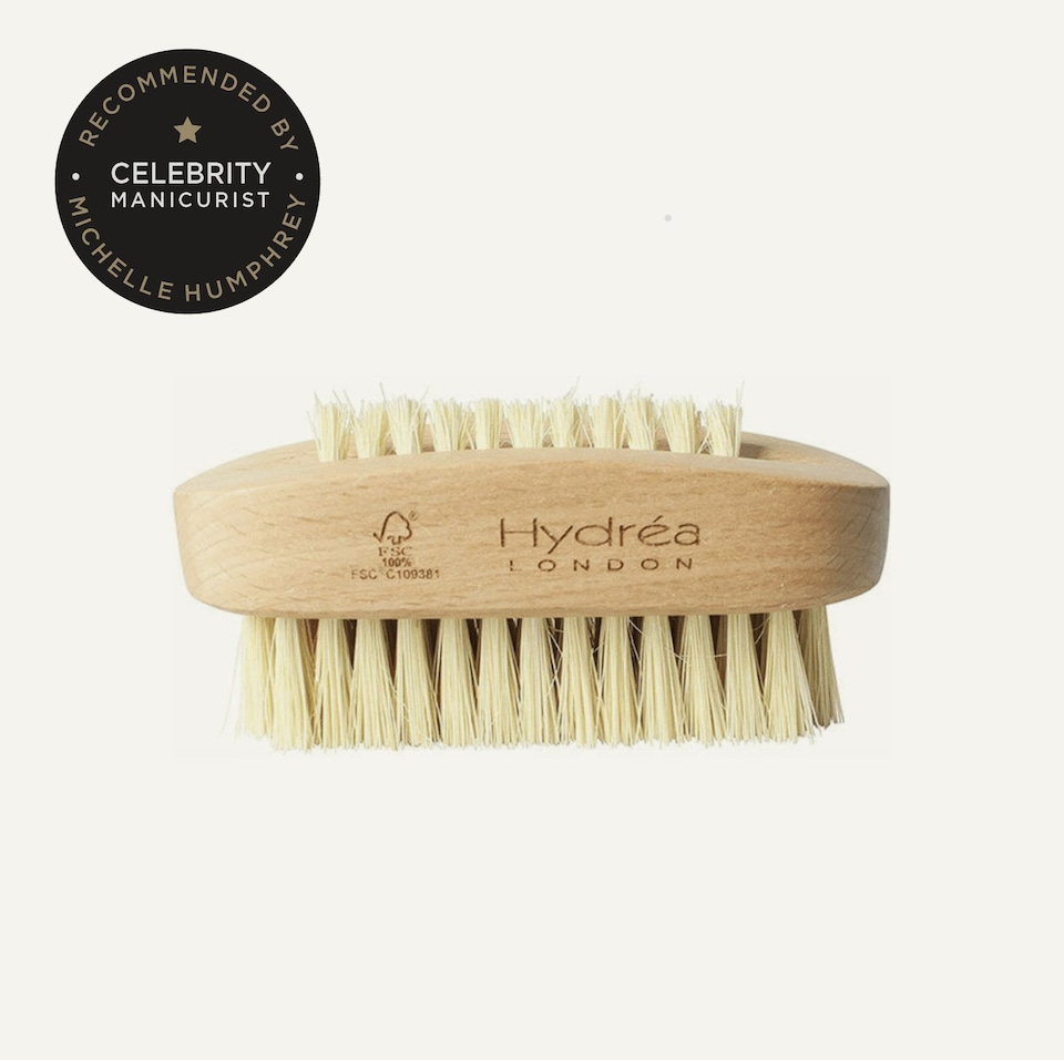 image 1 of Hydréa London Premium Dual Sided Hand + Nail Brush With Cactus Bristle