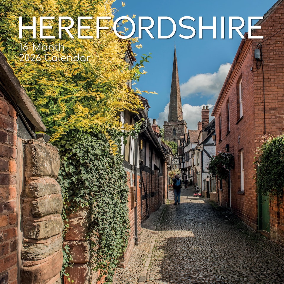 Herefordshire 2026 Wall Calendar, Gift