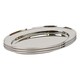 image 1 of Argon Tableware Oval Stainless Steel Serving Platters - 30cm x 20.5cm - Pack of 3
