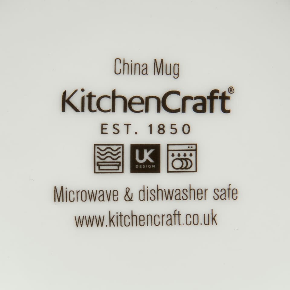 image 1 of KitchenCraft Fluted China Penguin Mug | Green | 1