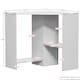 image 3 of Vida Designs Hetton Corner Computer Desk 2 Shelf Home Office Workstation, White