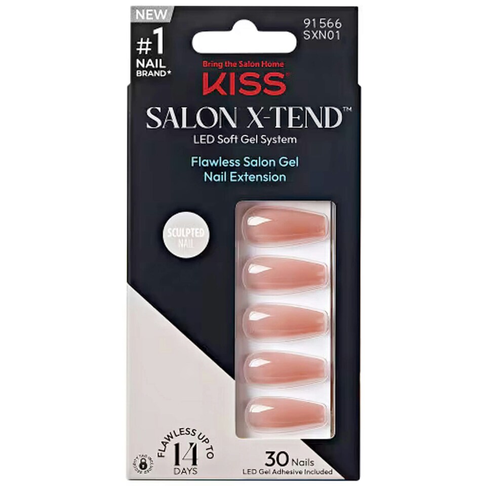 Kiss Salon X-Tend Gel Nail Extension Flowers (1 x 5g) Brown