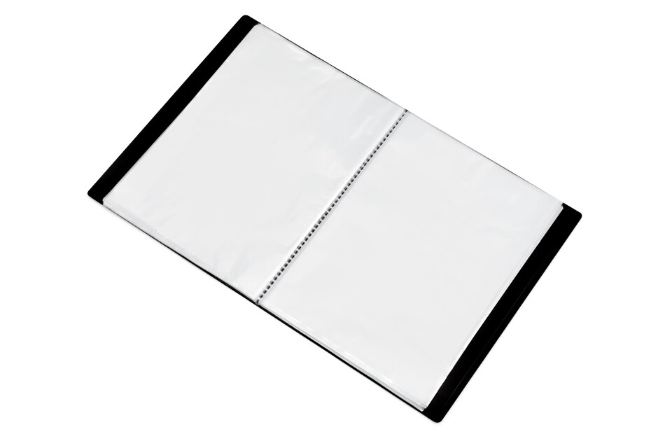 image 1 of ARPAN A4 Display Book Folder for School, Filing, Storage, Interviews, CVS & Presentations, Flexible Cover, A4 Display Folder with 62 Pockets 124 Sides