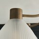 image 4 of Hamilton 5 Light Antique Brass Semi Flush Ceiling Light