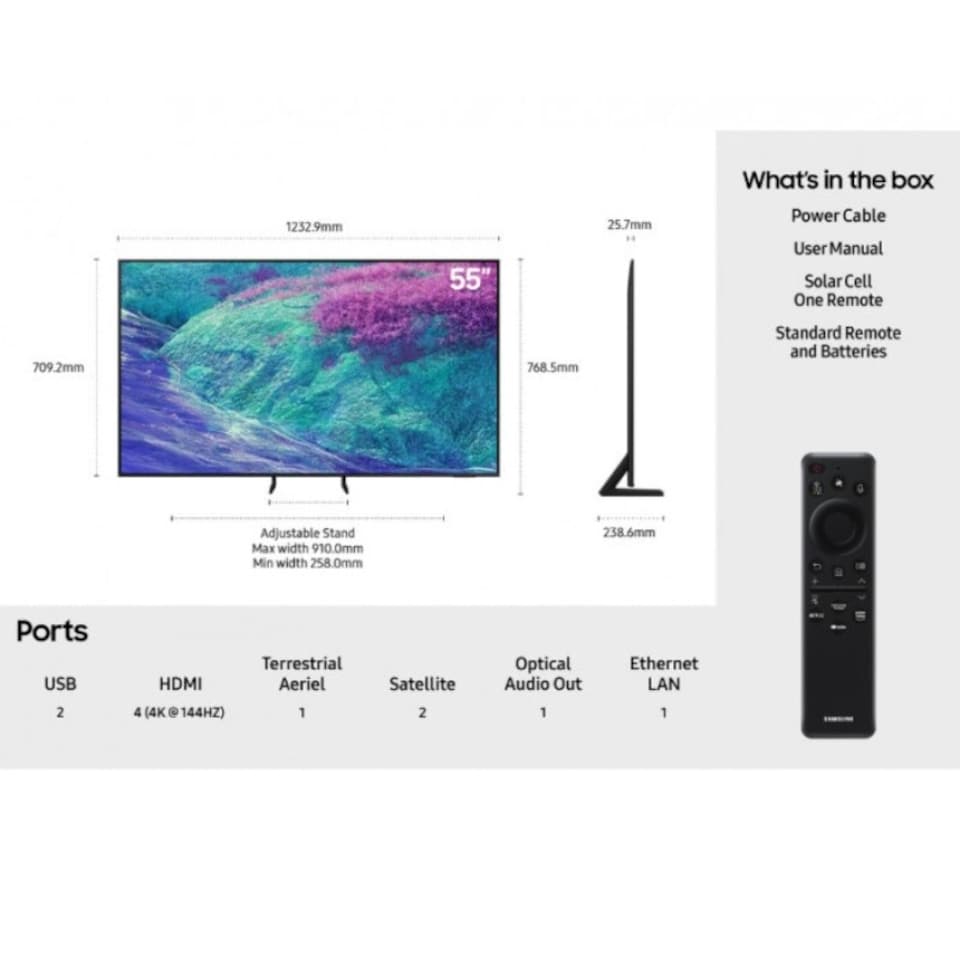 image 1 of Samsung QE75QN1EF 75 Inch QN1EF 4K Neo QLED AI Smart TV