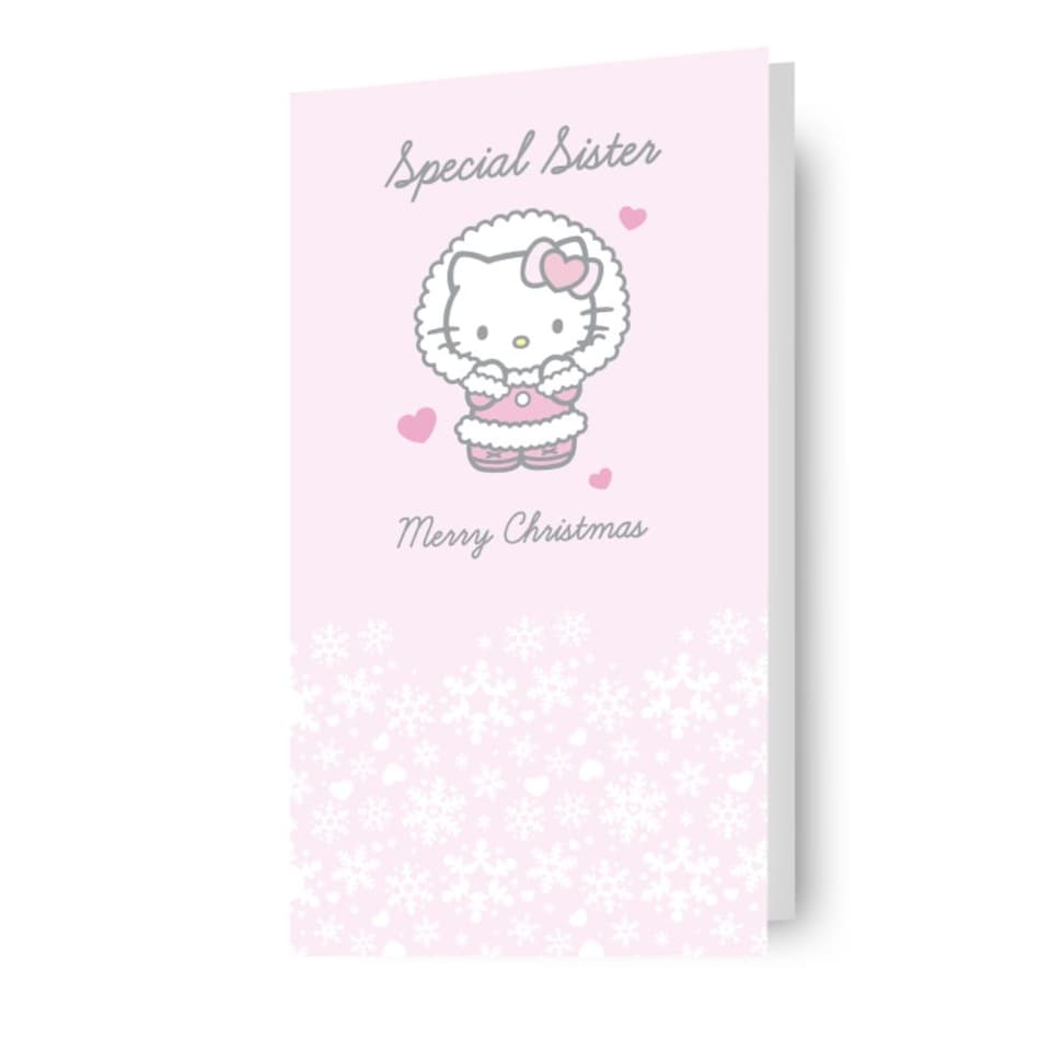 image 1 of Hello Kitty Sister Christmas Card
