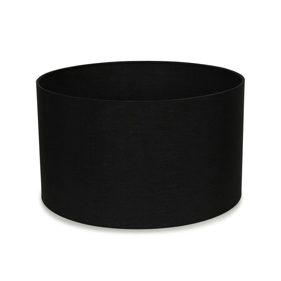 image 1 of ValueLights Reni Medium Black Fabric Pendant Shade