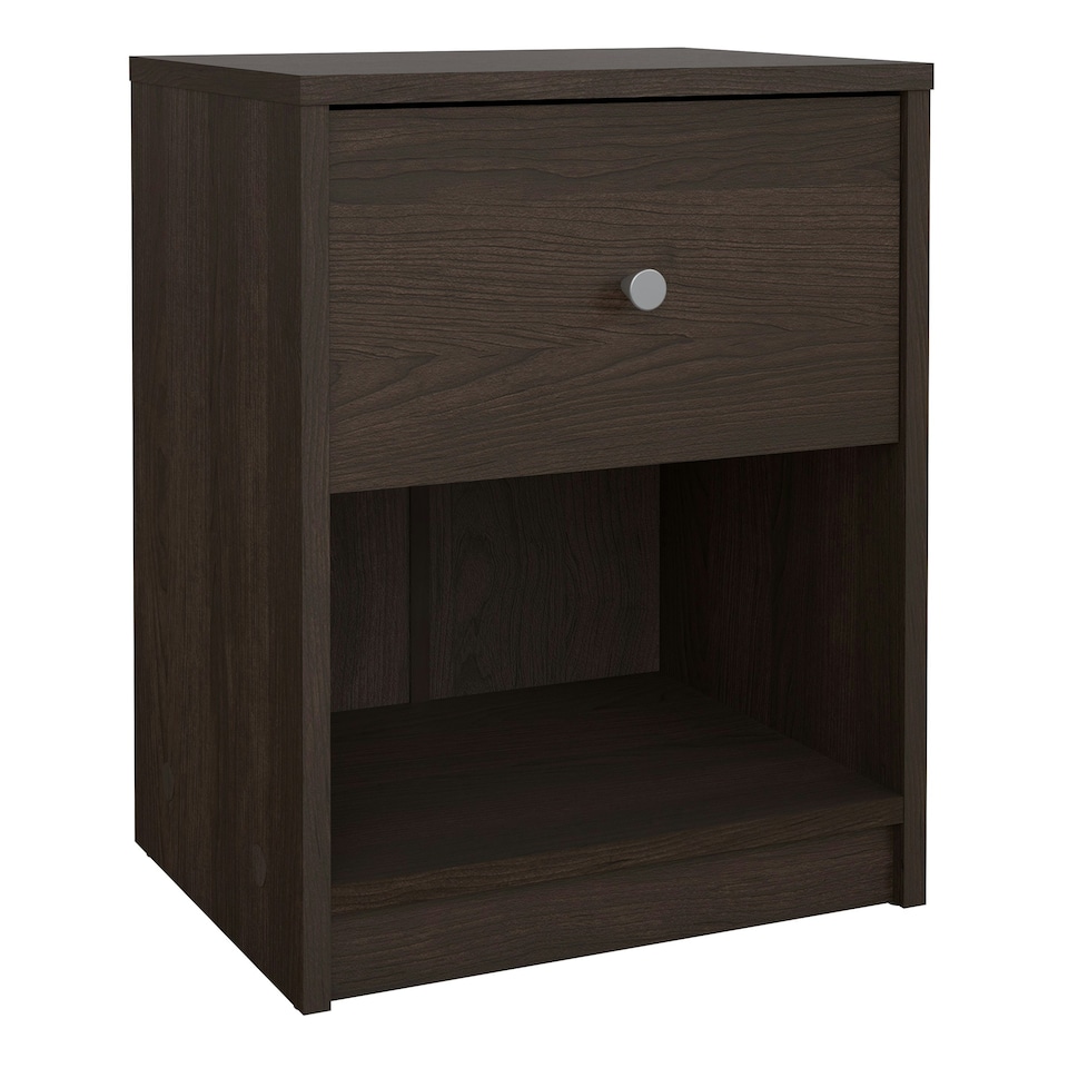 image 1 of May Bedside 1 Drawer in Coffee