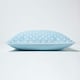 image 3 of Homescapes Cotton Blue Polka Dots Cushion Cover - 45 x 45 cm | Blue | Blue | 45 x 45 cm