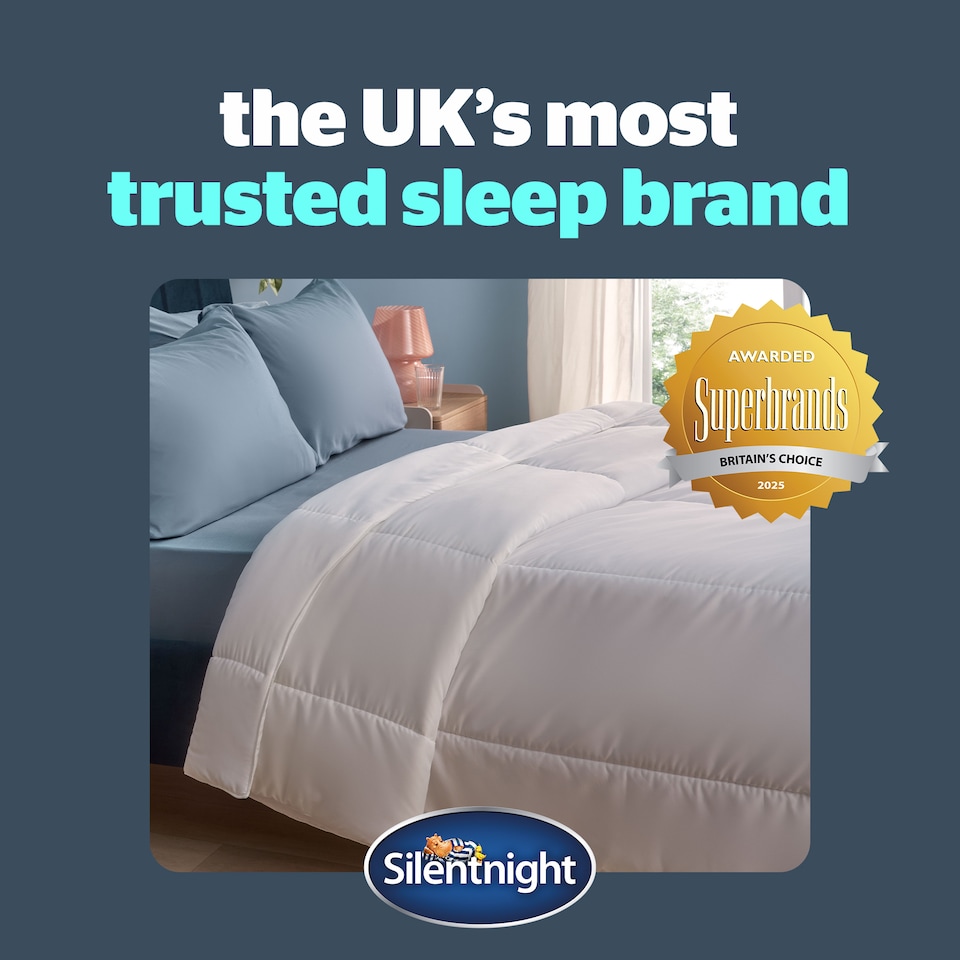 image 1 of Silentnight Summer Breeze 4.5 Tog Duvet | White