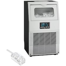 HOMCOM Commercial Ice Maker w/ 4kg Ice Storage for Home Restaurant