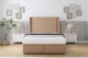 image 1 of Sloomy Devonshire Latte Dumfries Ottoman Bed Base With 54" Wingback Headboard 6' Super King | Brown | Latte | Super King | 1
