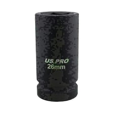 26mm Deep Impact Socket 3/4" Drive Single Hex 6 Point Chrome Vanadium Steel