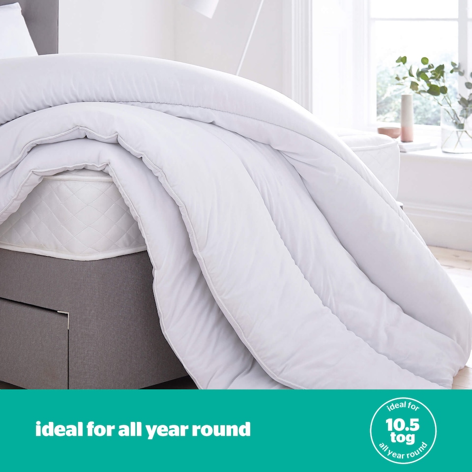 image 1 of Silentnight Just Like Down Duvet - 10.5 Tog | White | King