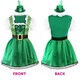image 5 of Irish Shamrock Dress & Mini Hat Fascinator Green | 2XL
