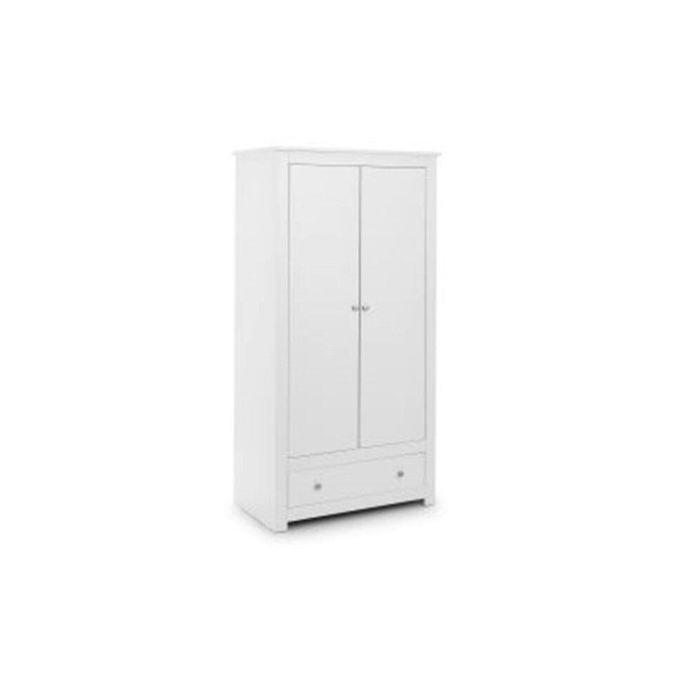 image 1 of Traditional Surf White 2 Door Wardrobe