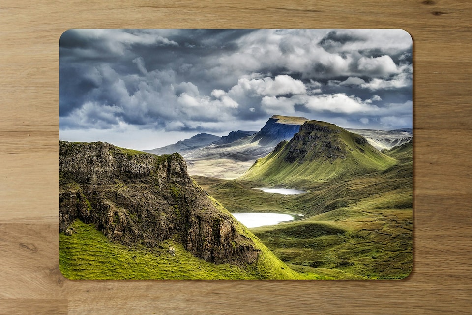image 1 of Mountains in Highland,Scotland (Placemat & Coaster Set)
