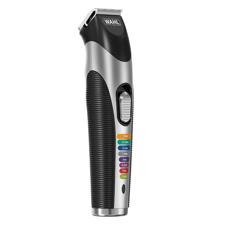 image 1 of Wahl Colour Trim Stubble and Beard Trimmer Kit Silver 9891-117