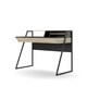 image 1 of Salcombe desk in black oak light