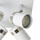 image 3 of Camden 4 Light White Ceiling Spotlight Plate
