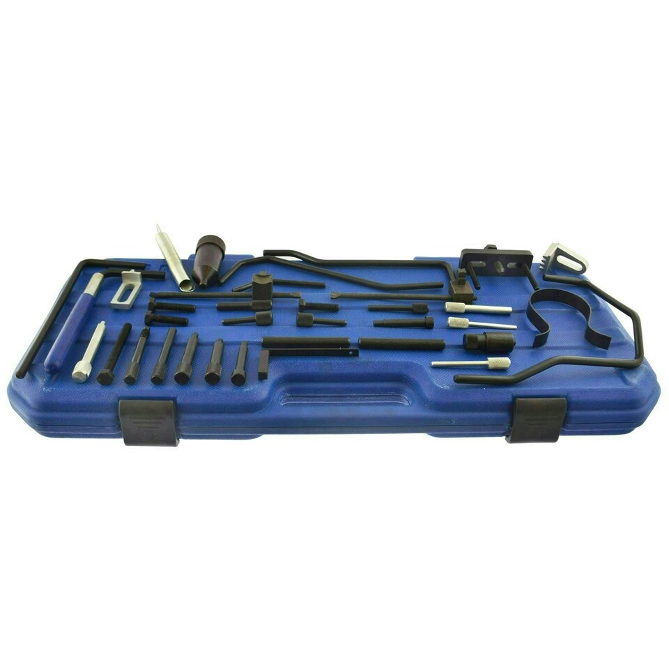 image 1 of Citroen and Peugeot Petrol and Diesel engine timing locking tool kit AT416