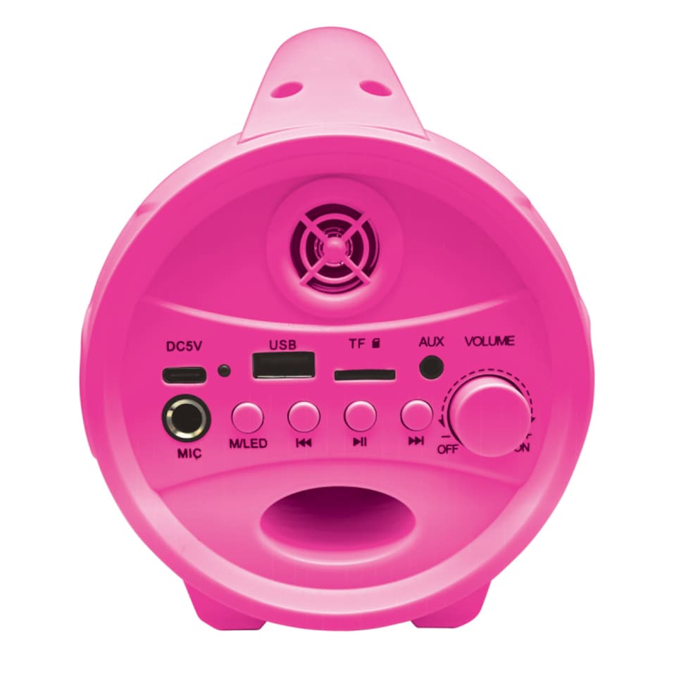 image 1 of Lexibook BTP585BBZ Barbie Bluetooth Speakers with Lights & Mic