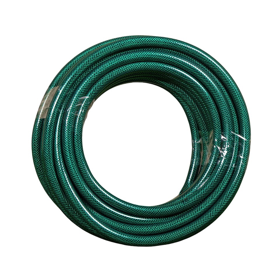 image 1 of 15m Reinforced Garden Hose Pipe / Hosepipe in Green | Green | Green