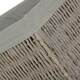image 4 of Small Grey Paper Rope Storage Basket with Grey Cotton Lining | Grey | Grey | S