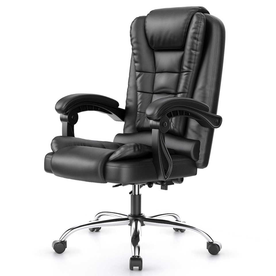 image 1 of Rattantree Executive High Back Office Chair PU Leather Recliner