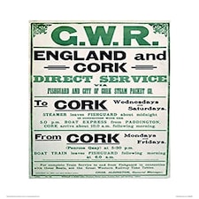 GWR ENGLAND & CORK - 30x40 - AG PRINTS