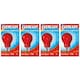 image 1 of Eveready B22 GLS 60W 1950k Fireglow Red Light Bulb  - Pack of 4