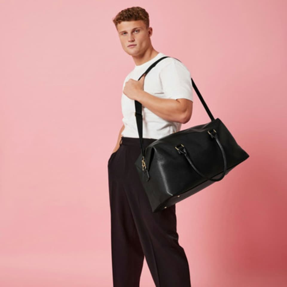 image 1 of Bagbase Womens/Ladies Boutique Weekender Holdall - Black - One Size