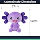 image 7 of Axolotl Soft Toy Cute Plushie Huggable Cuddly Stuffed Toy 50cm Purple