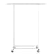 image 1 of House of Home Heavy Duty White Clothes Rail Adjustable Width, Height Shelf on Wheels, 100kg Capacity