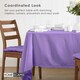 image 7 of Homescapes Purple Tablecloth - 178 x 300 cm Purple