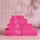 image 9 of OHS Luxury 100% Cotton 500GSM Bathroom Face Cloth Towel Red | Burgundy | Face cloth