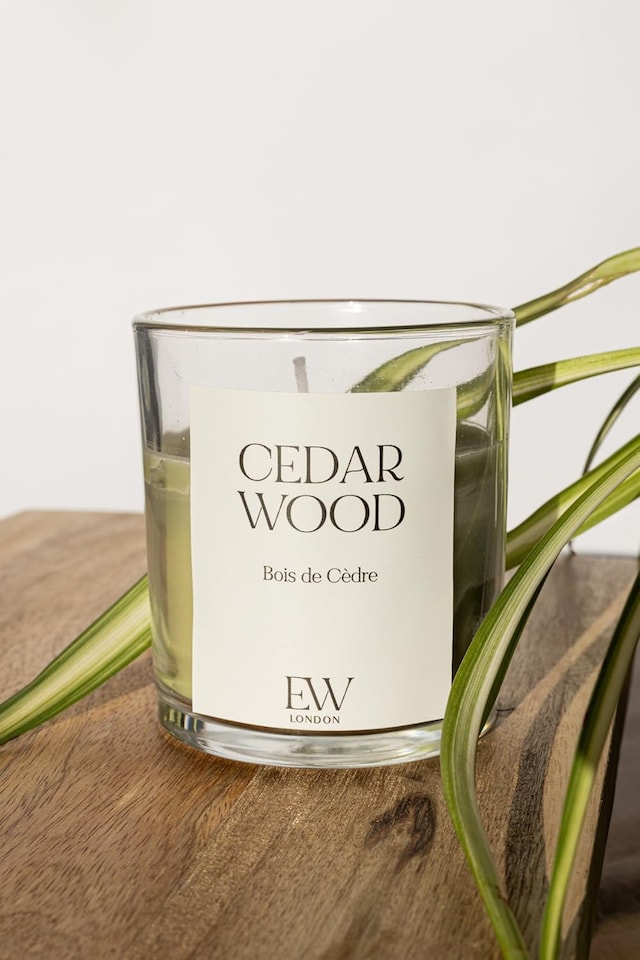 image 1 of Marco Paul Cedarwood Scented Glass Candle 8cm