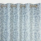 image 5 of Sade - Fully Lined Floral Curtains - Eyelet - Polycotton (Blue, 46'' x 72'' - 117cm x 183cm (Pair))