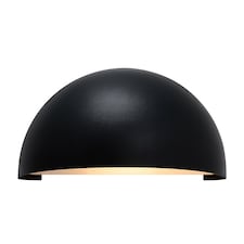 Nordlux Scorpius Outdoor Wall Light Black Plastic Solar E27 Sensor Weatherproof - Mains Powered, IP44 | Black | Black