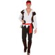 image 1 of Mens Captain Curlybeard Pirate Costume | Black | black | L | 1