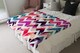 image 3 of Tropical Geometric Zig Zags Blanket | Multi
