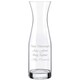 image 1 of Personalised Engraved 1000ml Serl Water Wine Carafe Birthday