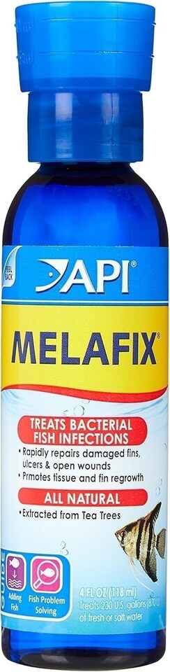 image 1 of API MELAFIX Freshwater Fish Bacterial Infection Remedy 473 ml Bottle | Multi