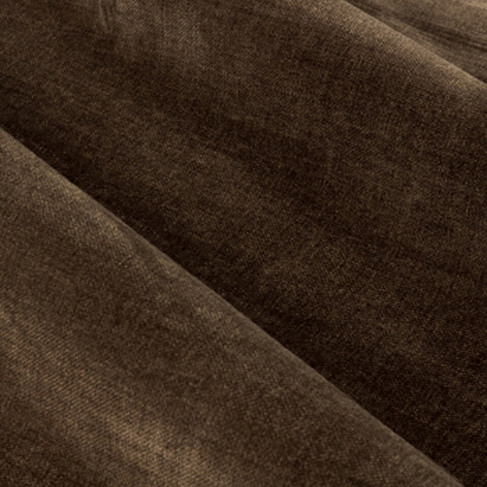 image 1 of Heavy Chenille Blackout Eyelet Curtain Pair | Brown | Brown | 2