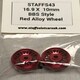 image 1 of Staffs Aluminium BBS Style Wheels in Red 16.9x10mm STAFFS43