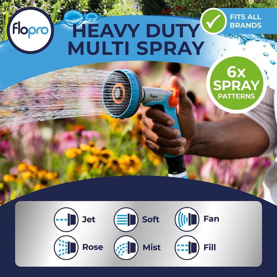 image 1 of Flopro Heavy-Duty Metal Multi Spray Gun